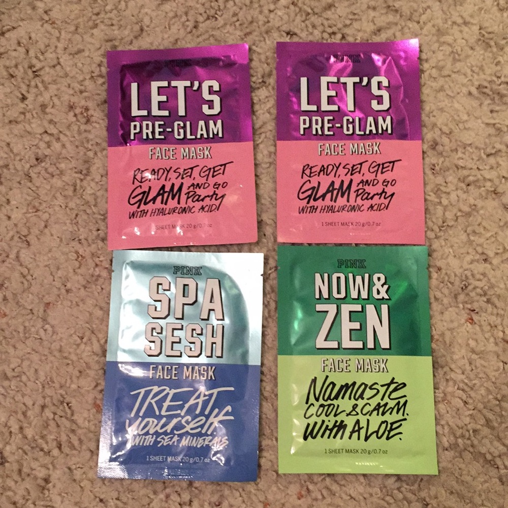 VS Pink face masks